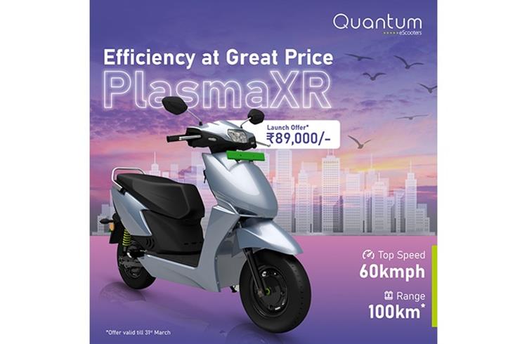 Quantum Energy offers 10% discount on Plasma X, XR electric scooters