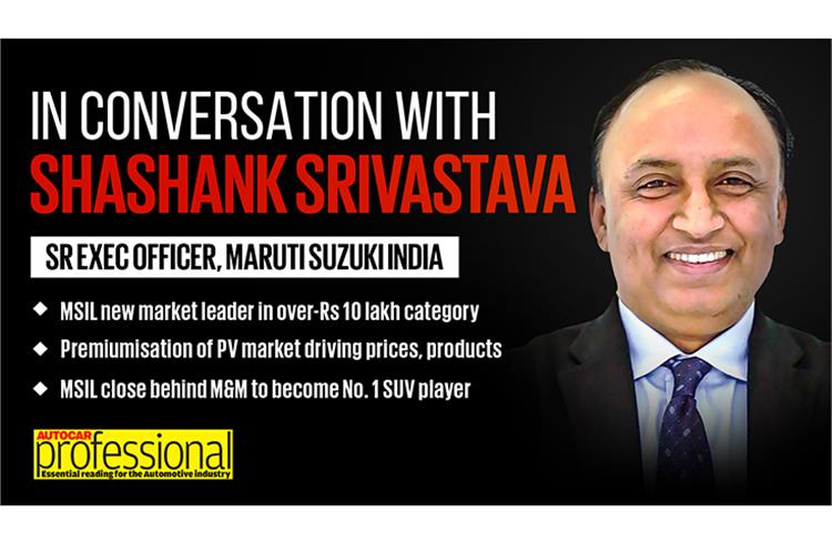 'We are on our way to becoming the No. 1 SUV player in India': Shashank Srivastava