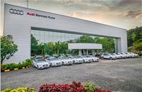 Audi Service Pune houses 12 work bays for mechanical jobs and 7 work bays for body repair jobs. It also has a paint booth, wheel alignment and balancing bay.