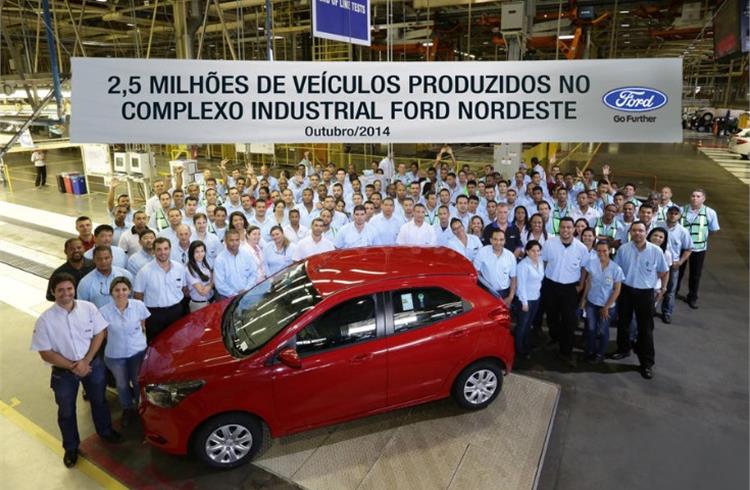 Ford to stop manufacturing operations in Brazil after 101 years