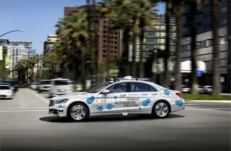 Bosch and Daimler to begin trials of self-driving ride-hailing service in San Jose