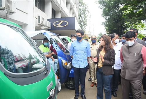 Maharashtra's Environment Minister Aditya Thackeray visits Kinetic Green