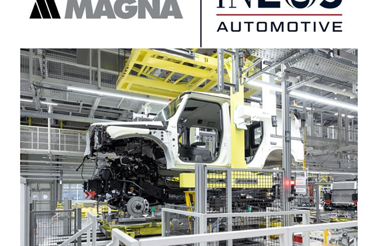 Ineos picks Magna to manufacture new small electric 4x4