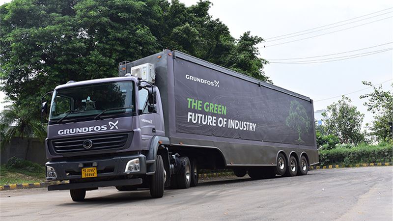 Grundfos' iTruck drive initiative reaches Chennai covering 12,500 km