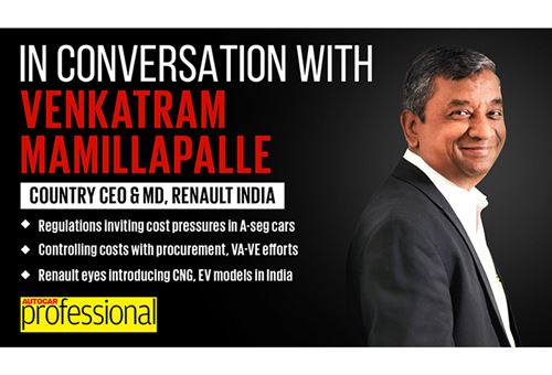 In Conversation with Renault India's Venkatram Mamillapalle