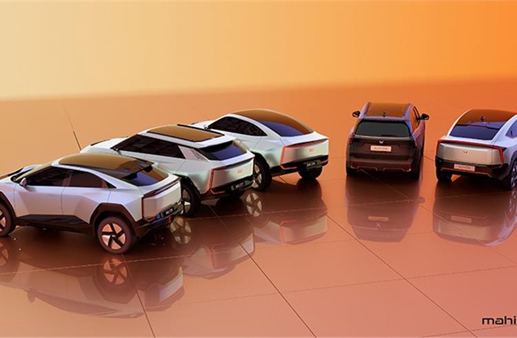 Mahindra reveals five new electric SUVs on INGLO platform
