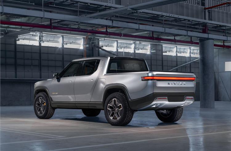 Electric start-up Rivian unveils pick-up truck to rival Tesla