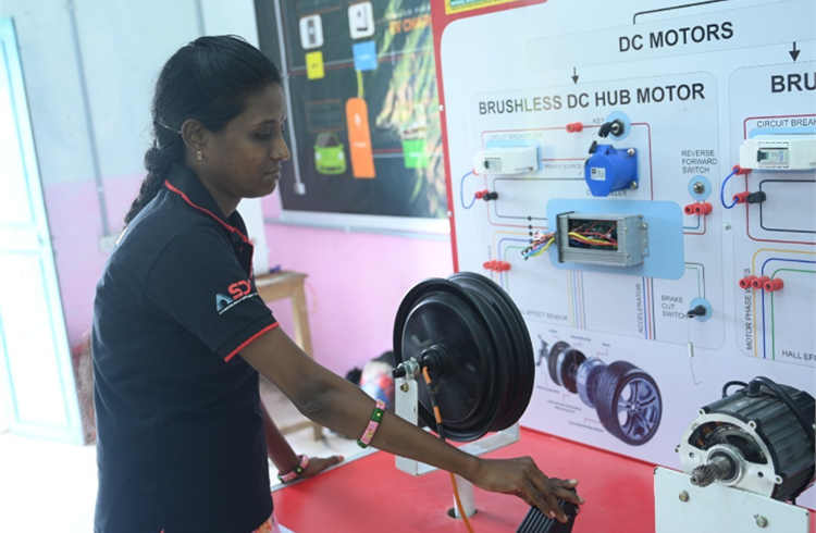 With the rising consumer and market demand for EVs in India, there is also a growing demand for skilled technicians and an EV-ready ready workforce.