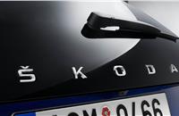The Scala will be the first Skoda production model in Europe to bear the Skoda lettering in the middle of the tailgate instead of the Skoda logo.