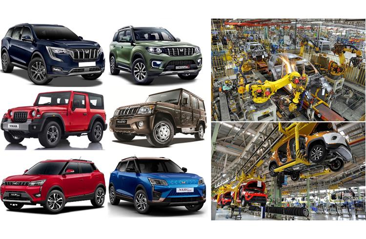 Mahindra & Mahindra sells 32,883 SUVs for 23% growth in May, order backlog grows to 292,000 units