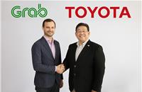 L-R: Russell Cohen, head of regional operations, Grab Holdings and Susumu Matsuda, president, Toyota Motor Asia Pacific