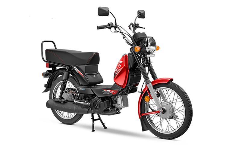 Between April 2023- February 2024, petrol-engined TVS XL100 has sold 440,936 units, up 9% on year-ago sales of 404,753 units.