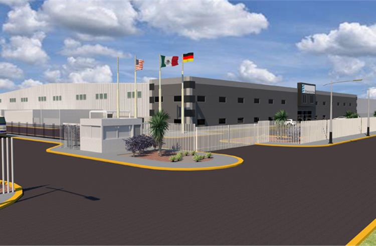 Illustration of the future Eberspaecher exhaust technology plant in Saltillo, Mexico