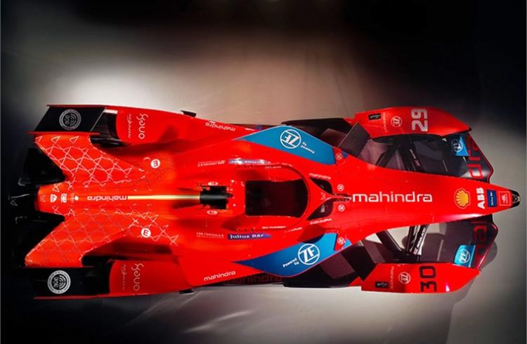 Mahindra Racing reveals Season 8 Formula E race car