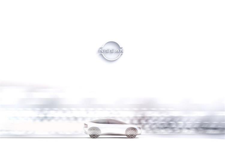 Nissan's new EV Crossover teaser.