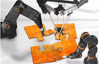 Robot manufacturers, component providers, integrators: the individual puzzle pieces are used to create a Low Cost Automation solution tailored to the customer that pays for itself in 3 to 12 months. (Source: igus GmbH)