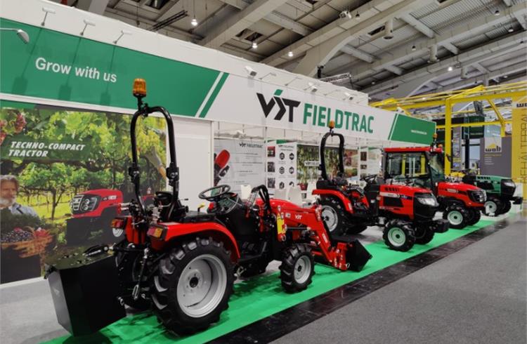 VST Tillers Tractors unveils electric tractor at Agritechnica 2023