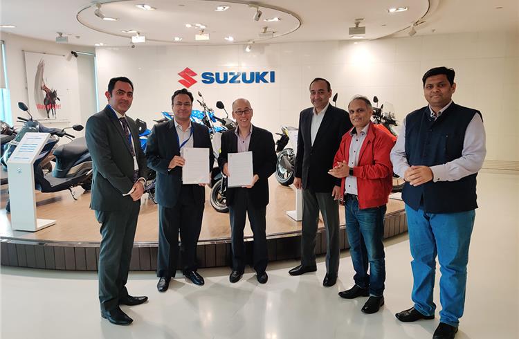 Suzuki Motorcycle India ties up with Standard Chartered Bank for dealer finance
