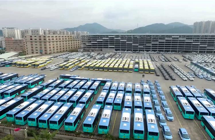 After e-bus fleet, Chinese city plans complete switch to e-taxis too