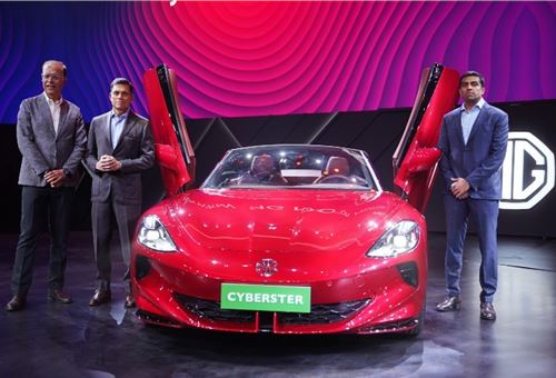 India debut: MG Motor India takes wraps off the Cyberster