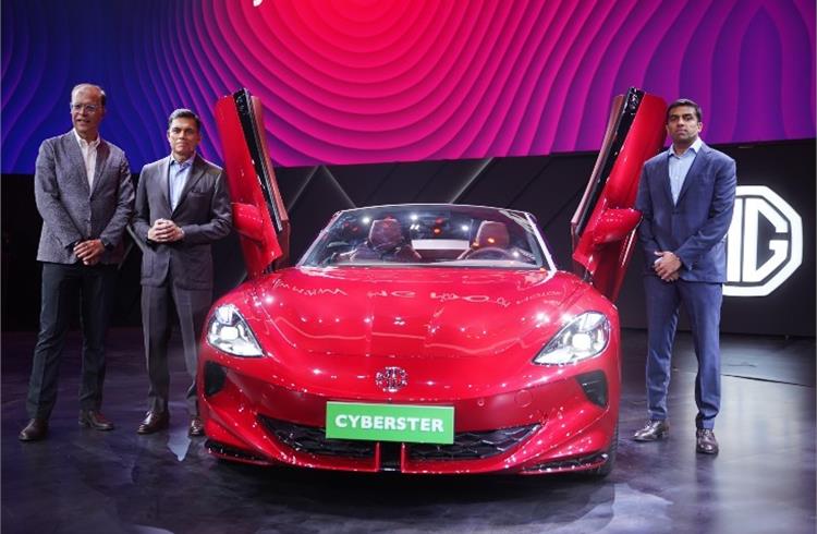 India debut: MG Motor India takes wraps off the Cyberster