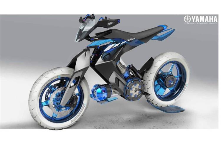 Yamaha reveals water-powered motorcycle XT 500 H2O Edition Concept