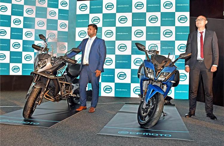 China's CFMoto enters India with four motorcycles