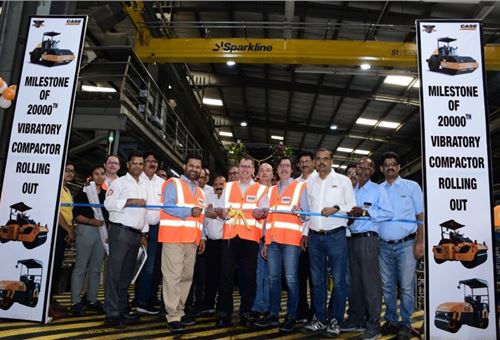 CASE India rolls out 20,000th Vibratory Compactor in India