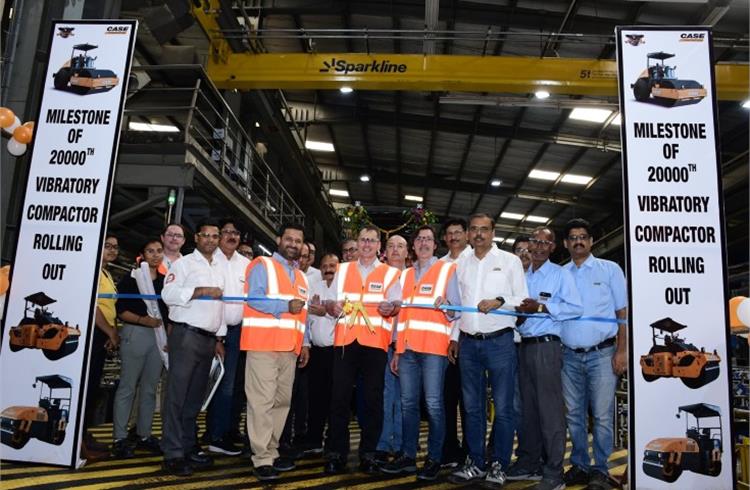 CASE India rolls out 20,000th Vibratory Compactor in India