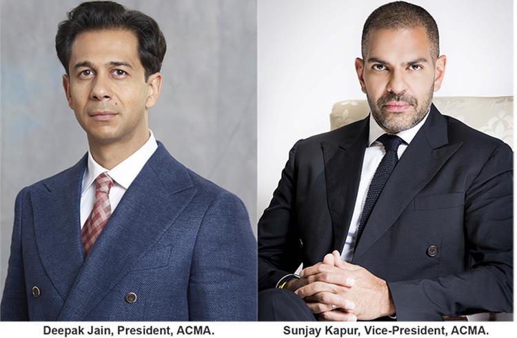 ACMA reappoints Deepak Jain as president, Sunjay Kapur as vice-president