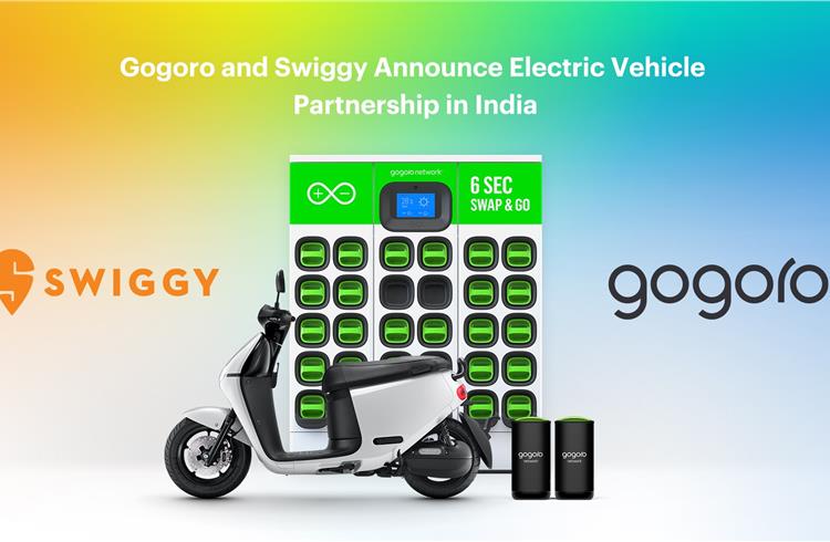 Gogoro and Swiggy announce electric vehicle partnership in India