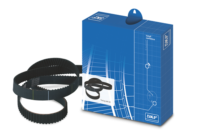 SKF timing belts for four-wheelers.