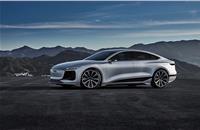 Audi unveils A6 e-tron concept based on new PPE architecture