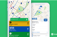Transit, a company that built a mobile app designed to help people live and travel around cities without using cars.