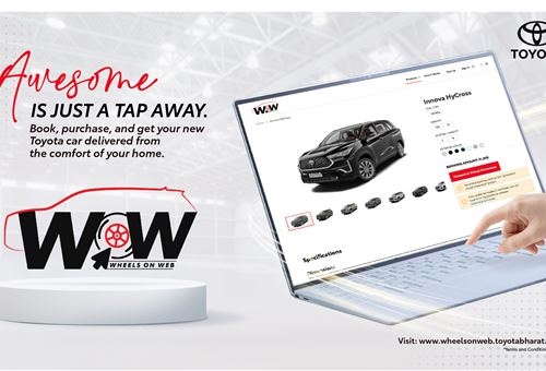 Toyota Kirloskar Motor launches Online Retail Sales platform Wheels on Web