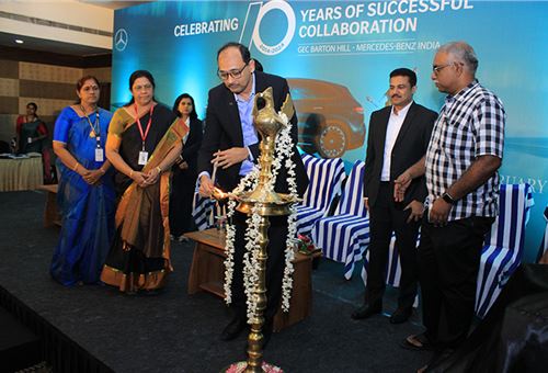 Mercedes-Benz India and 'Government Engineering College Barton Hill, Kerala celebrate 10 years of Automotive Mechatronics course