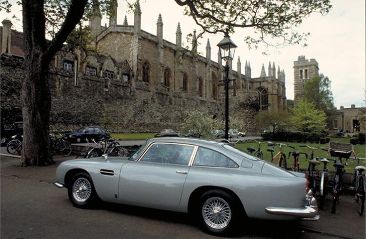All the DB5 Goldfinger Continuation cars are being built to one exterior colour specification – Silver Birch paint – just like the original seen here.