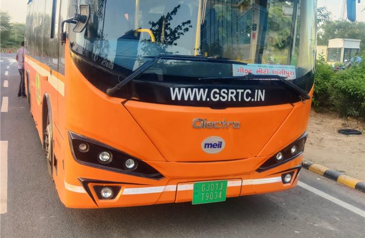 GSRTC starts electric bus services connecting GIFT City