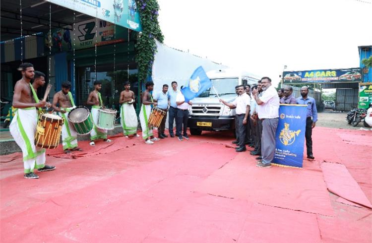 The Brakes India van was unveiled and flagged off at the company's HQ in Chennai.