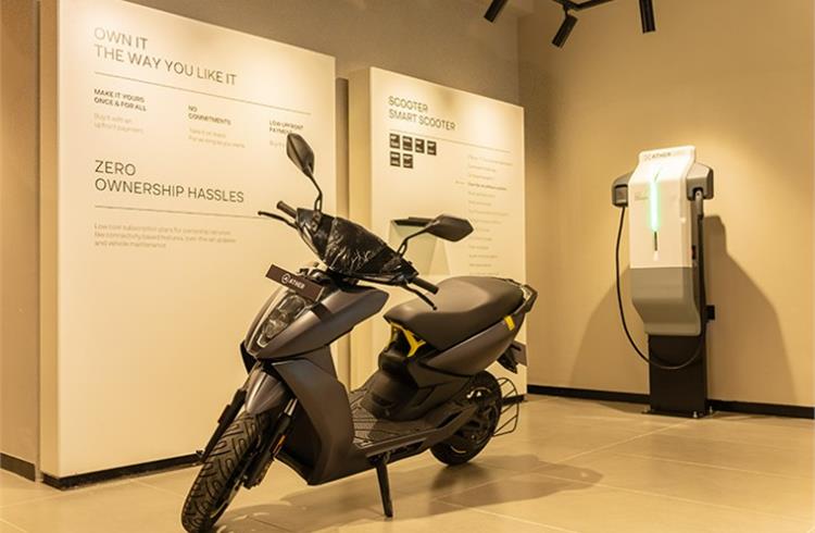 Bangalore-based smart EV OEM Ather Energy retailed 5,284 units last month, its best performance this fiscal, and has a five-month tally of 16,166 units.