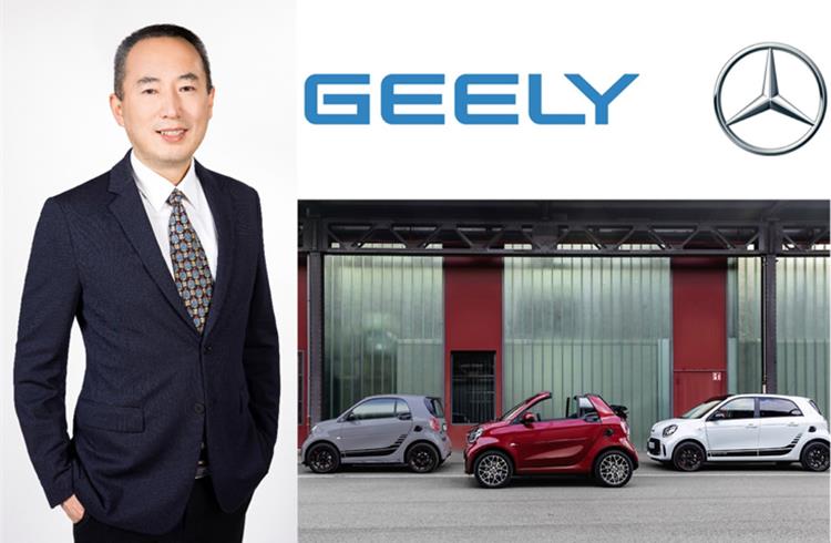 Tong Xiangbei, who has 24 years of experience in the automotive industry, will oversee all operations relating to the 'smart' brand including sales, marketing, R&D, production and aftersales.