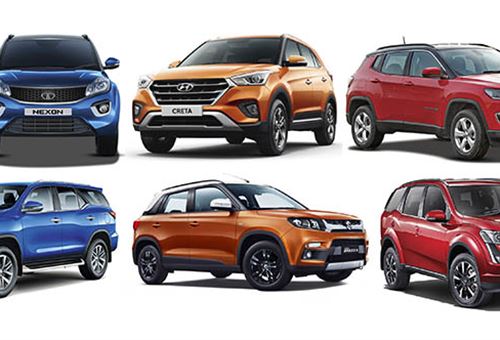 Tata, Toyota, Hyundai and FCA India increase UV market share in H1 FY2019