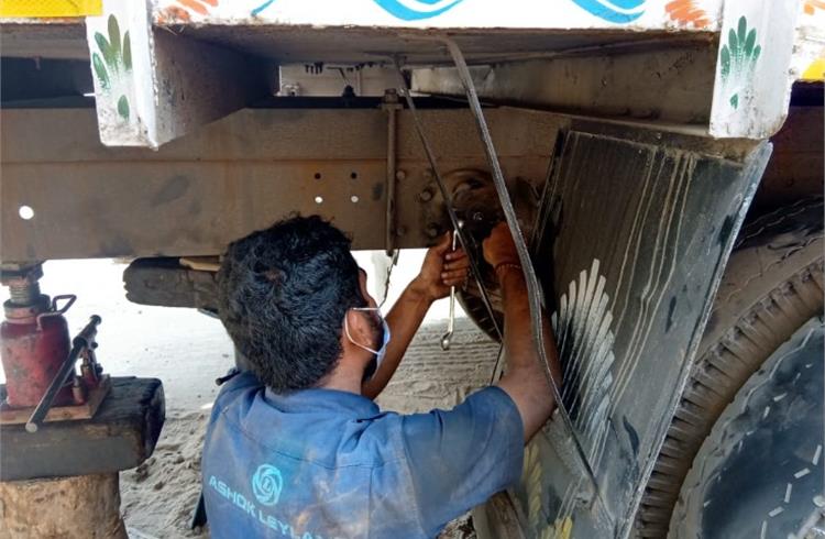 Ashok Leyland's ServiceMandi app helps 120 stranded trucks return to the road