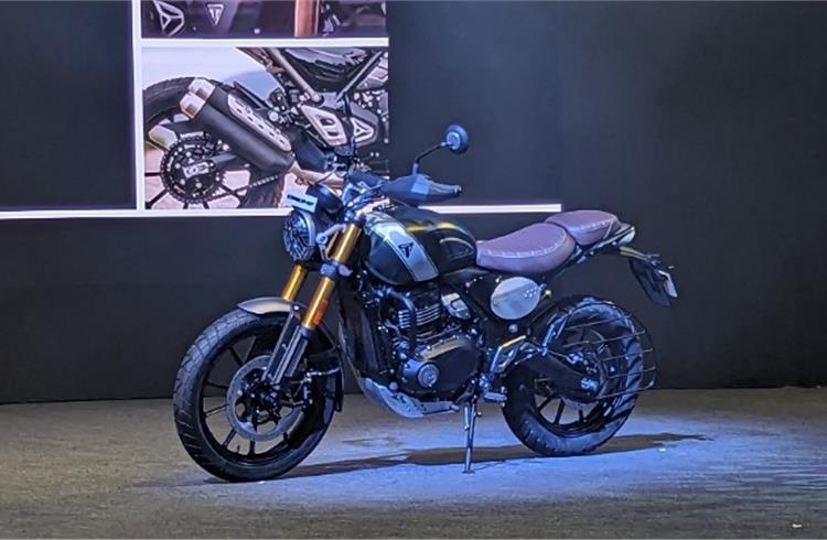 Launch price of the new Scrambler 400x will be announced in October.