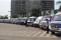 Force Motors says with close to 73 vans this is one of the largest mobile healthcare initiatives in the country.