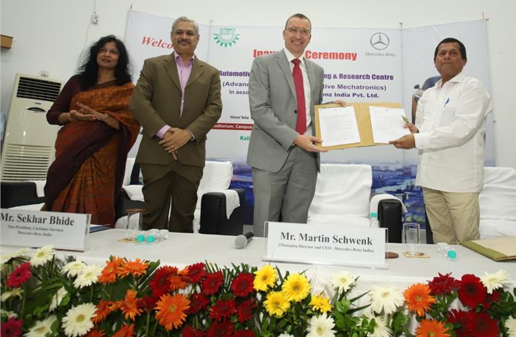 Mercedes-Benz India and KIIT ink MoU to offer auto mechatronics programme