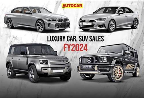 Luxury car and SUV sales in India rise 20.5% to over 45,000 units in FY2024