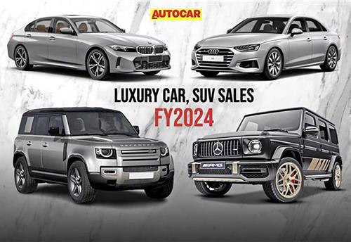 Luxury car and SUV sales in India rise 20.5% to over 45,000 units in FY2024