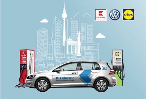 Volkswagen and Schwarz group to install 140 charging stations for WeShare in Berlin
