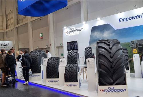 TVS Eurogrip targets Europe, displays latest tyre range at Agritechnica 2023